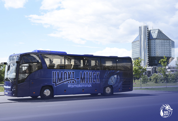 Баскетбольны клуб «Цмокi-Miнск» прадстаўляе апгрэйд клубнага аўтобуса!